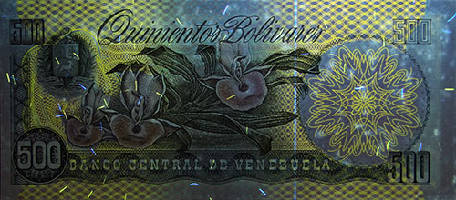 Piece bbcv500bs-eb01-c8 (Reverse, under ultraviolet light)