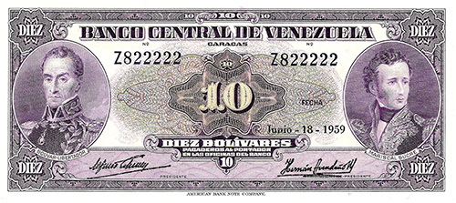 Design A, Type B. Date Junio 18 1959. Serie Z6
