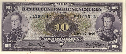 Diseño D, Tipo A. Fecha Mayo 10 1966. Serie V7