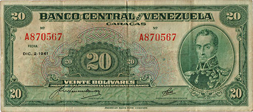 Design A, Type A. Date Diciembre 02 1941. Serie A6