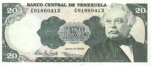 Diseño F, Tipo B. Fecha Junio 05 1995. Serie C8
