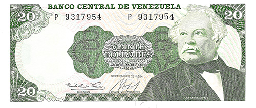 Design F, Type C. Date Septiembre 25 1984. Serie P7