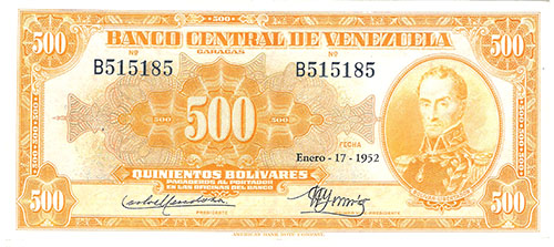 Diseño C, Tipo A. Fecha Enero 17 1952. Serie B6