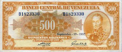 Diseño C, Tipo B. Fecha Septiembre 19 1957. Serie B7