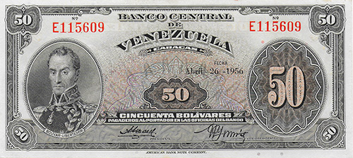 Diseño A, Tipo B. Fecha Abril 26 1956. Serie E6