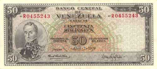 Design D, Type A. Date Abril 07 1970. Serie R7